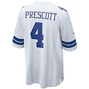 Zennovawear Men's Dallas Cowboys Dak Prescott White Game Team Jersey