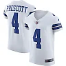 Zennovawear Men's Dallas Cowboys Dak Prescott White Vapor Elite Player Jersey
