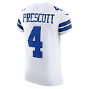Zennovawear Men's Dallas Cowboys Dak Prescott White Vapor F.U.S.E. Elite Jersey