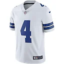 Zennovawear Men's Dallas Cowboys Dak Prescott White Vapor Limited Player Jersey