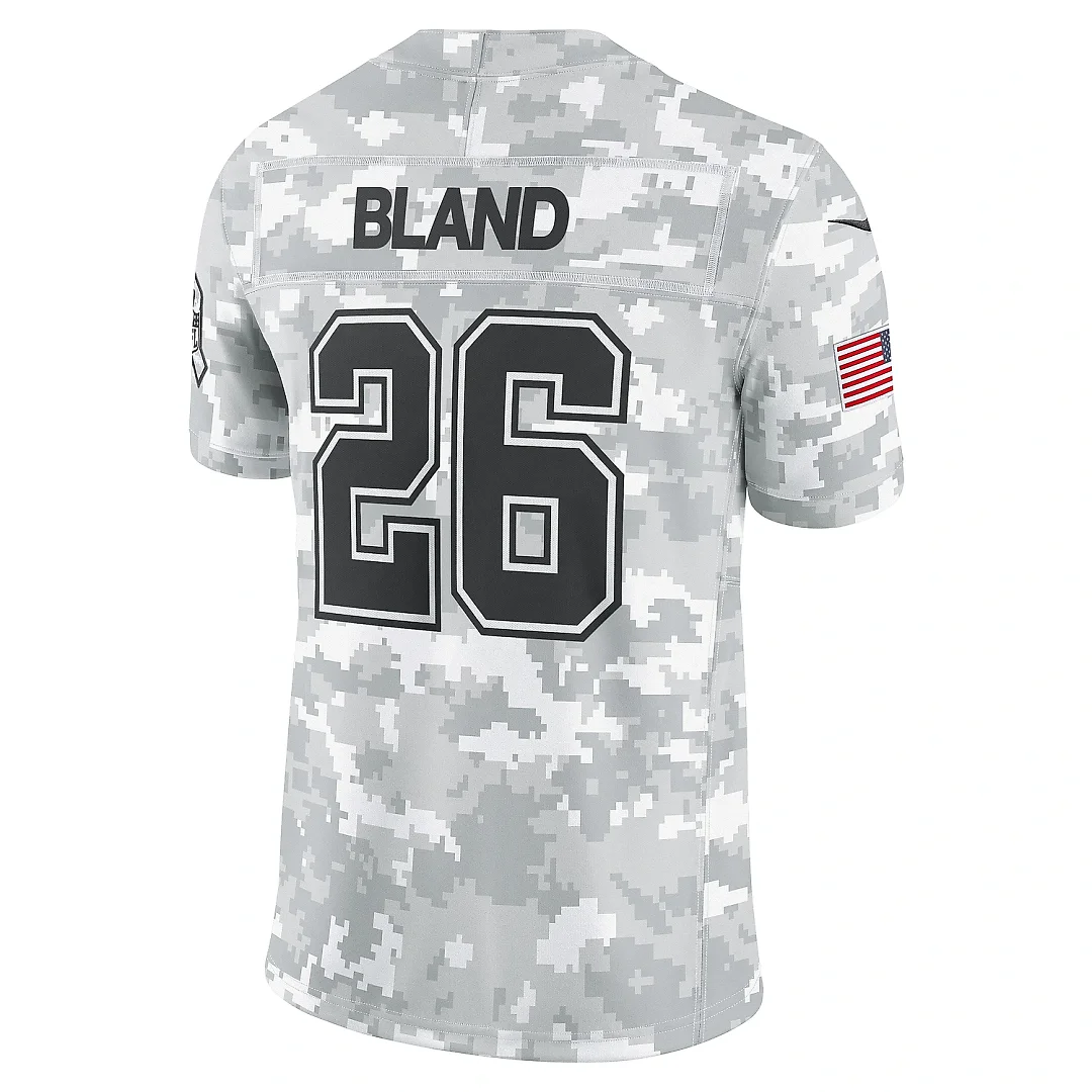 Zennovawear Men's Dallas Cowboys DaRon Bland Arctic Camo 2024 Salute to Service Limited Jersey
