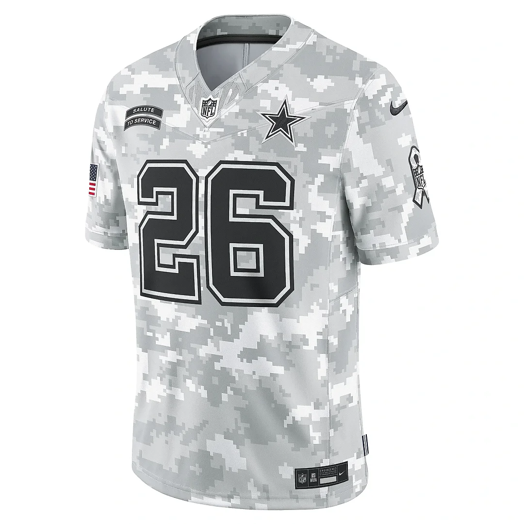 Zennovawear Men's Dallas Cowboys DaRon Bland Arctic Camo 2024 Salute to Service Limited Jersey