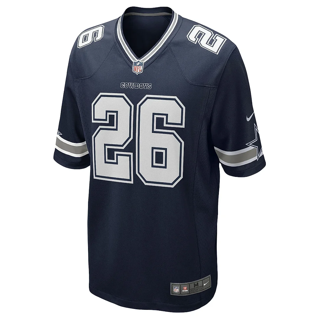 Zennovawear Men's Dallas Cowboys DaRon Bland Navy Game Jersey