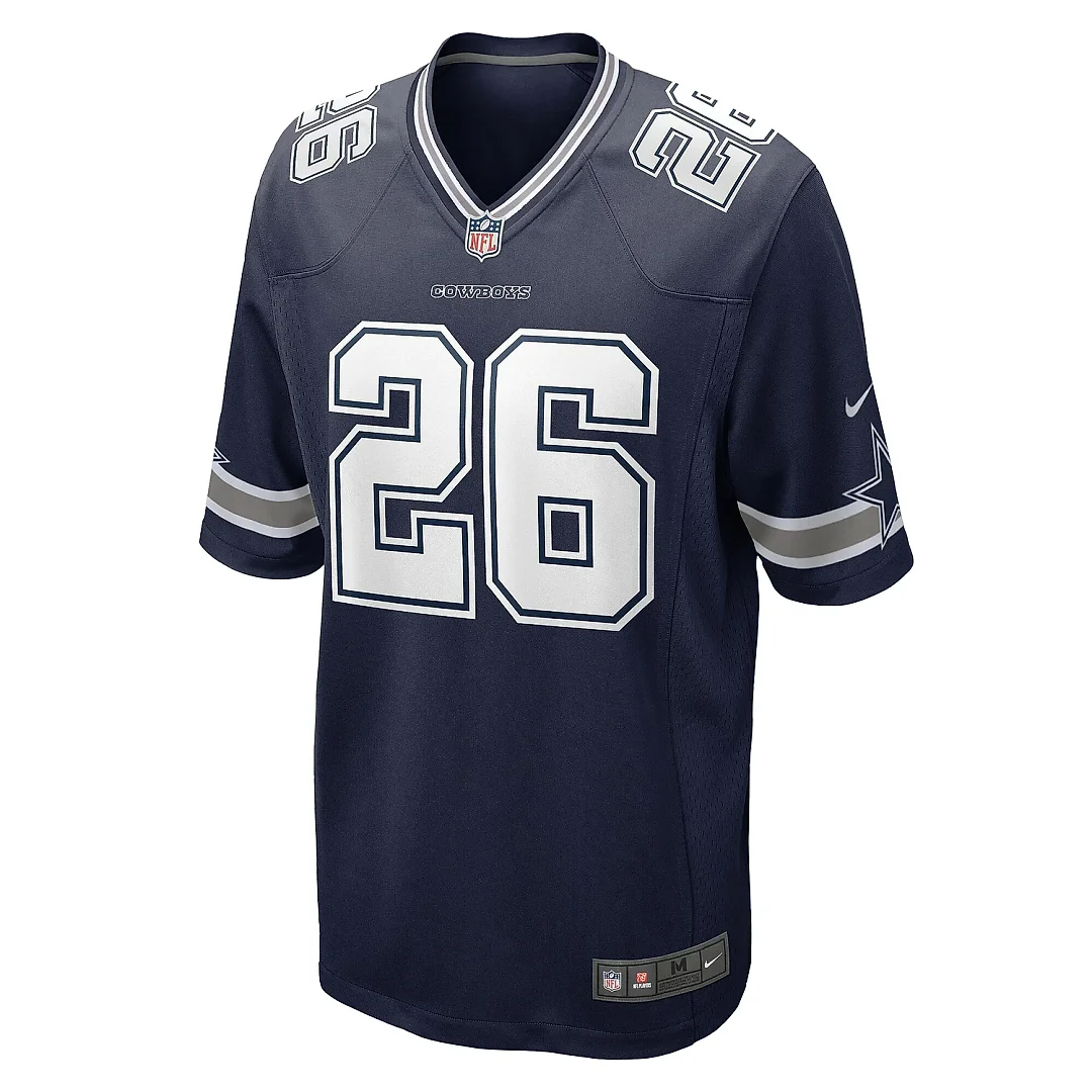 Zennovawear Men's Dallas Cowboys DaRon Bland Navy Player Game Jersey