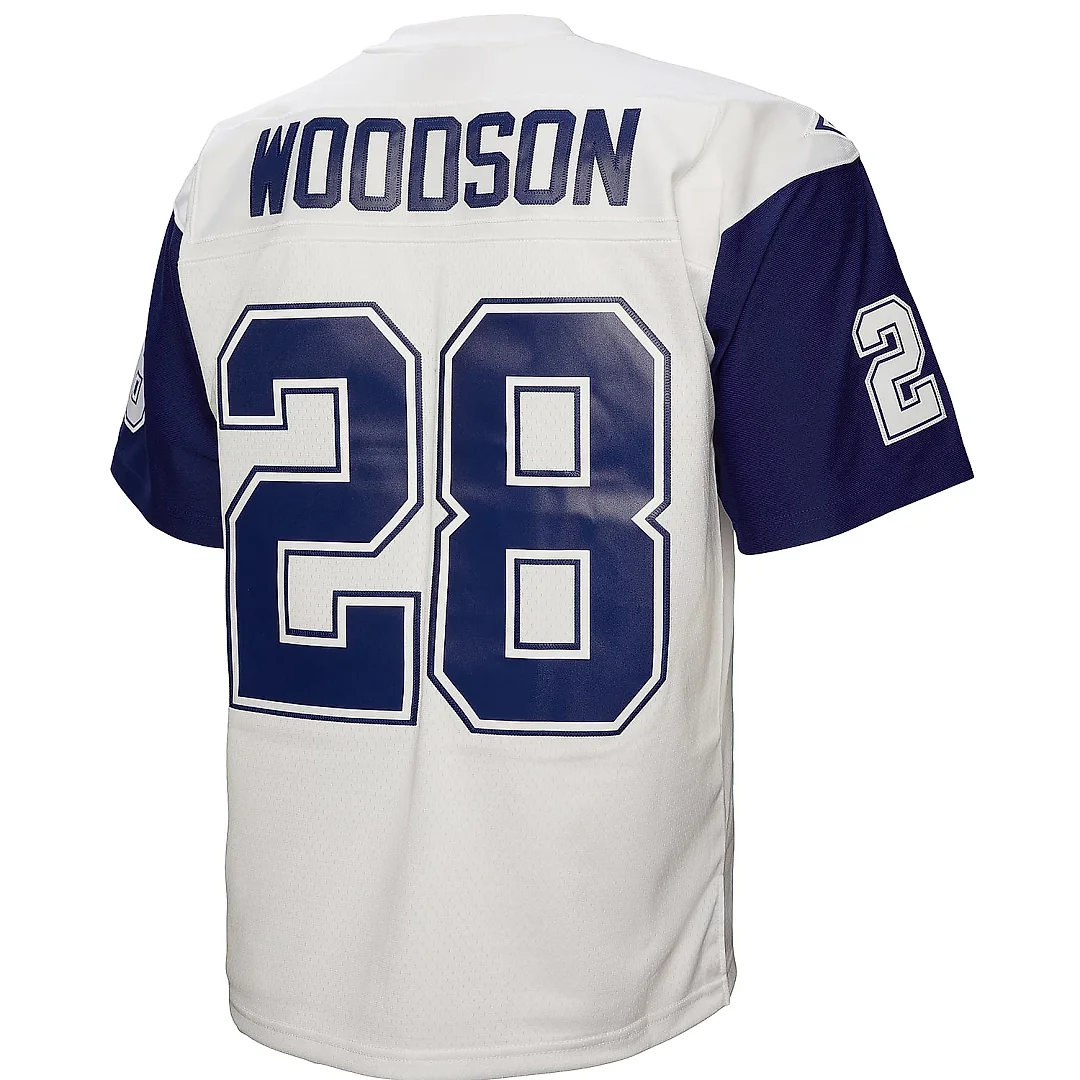 Zennovawear Men's Dallas Cowboys Darren Woodson Mitchell & Ness White 1994 Alternate Legacy Jersey