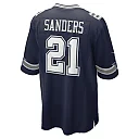 Zennovawear Men's Dallas Cowboys Deion Sanders Navy Team Retired Player Game Jersey