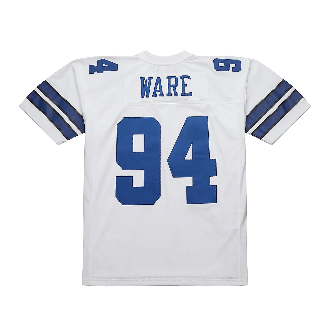 Zennovawear Men's Dallas Cowboys DeMarcus Ware Mitchell & Ness White 2005 Legacy Jersey