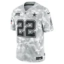 Zennovawear Men's Dallas Cowboys Emmitt Smith Arctic Camo 2024 Salute to Service Retired Player Limited Jersey