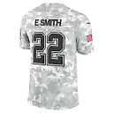 Zennovawear Men's Dallas Cowboys Emmitt Smith Arctic Camo 2024 Salute to Service Retired Player Limited Jersey
