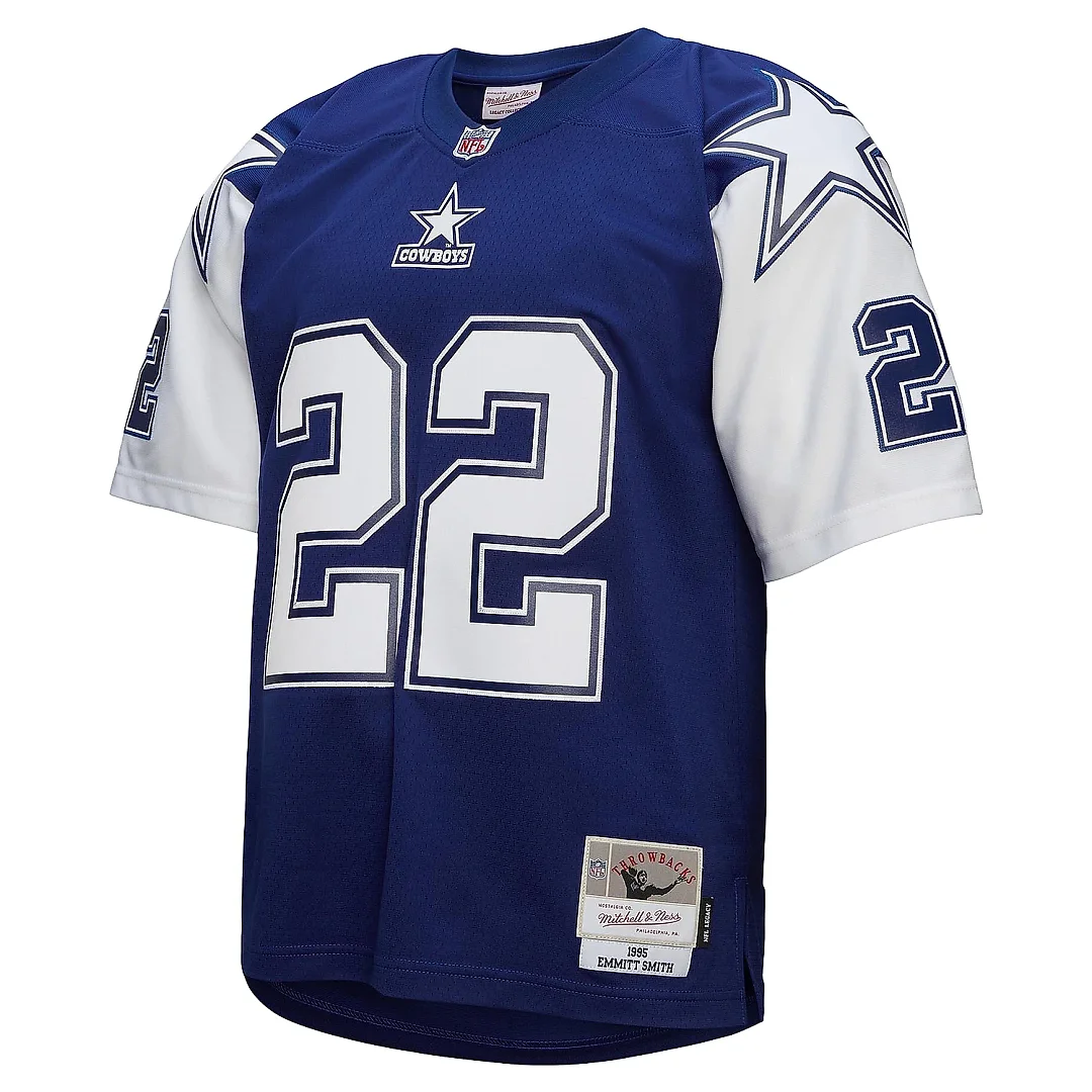 Zennovawear Men's Dallas Cowboys Emmitt Smith Mitchell & Ness Navy Legacy Jersey