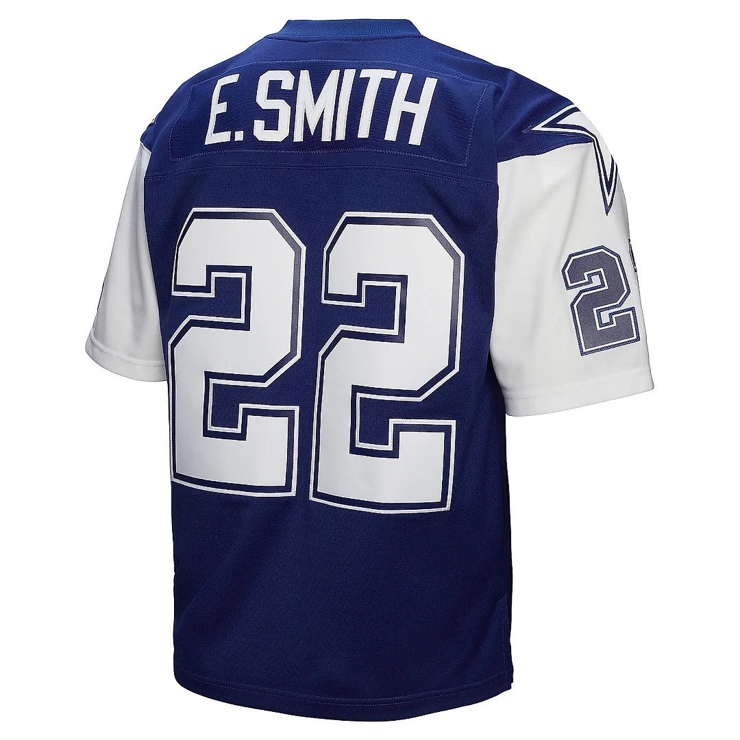 Zennovawear Men's Dallas Cowboys Emmitt Smith Mitchell & Ness Navy Legacy Jersey