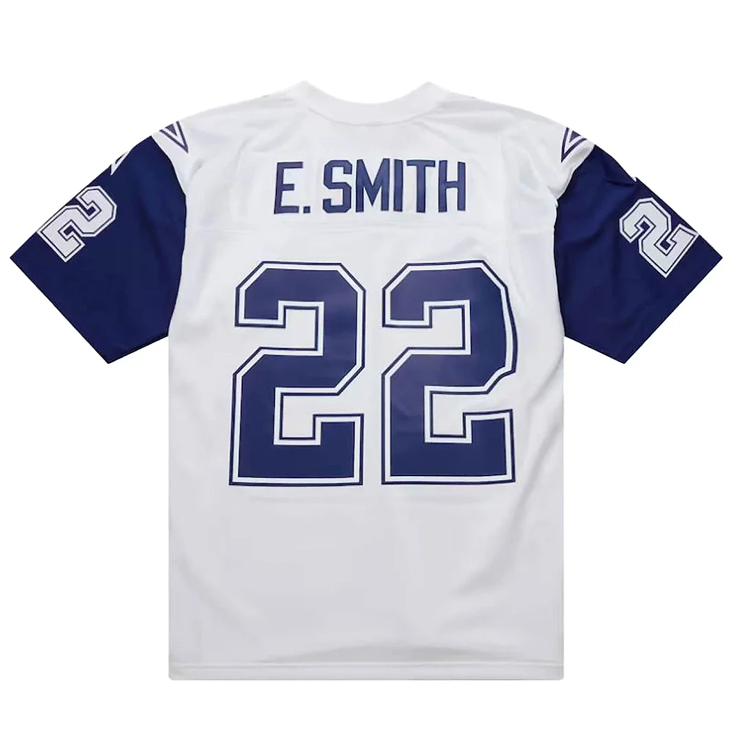 Zennovawear Men's Dallas Cowboys Emmitt Smith Mitchell & Ness White 1994 Alternate Legacy Jersey