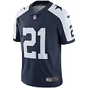 Zennovawear Men's Dallas Cowboys Ezekiel Elliott Navy Alternate Vapor Limited Jersey