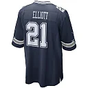 Zennovawear Men's Dallas Cowboys Ezekiel Elliott Navy Game Team Jersey
