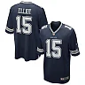 Zennovawear Men's Dallas Cowboys Ezekiel Elliott Navy Team Game Jersey