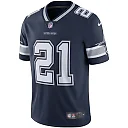 Zennovawear Men's Dallas Cowboys Ezekiel Elliott Navy Vapor Limited Jersey
