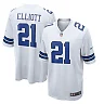 Zennovawear Men's Dallas Cowboys Ezekiel Elliott White Team Game Jersey