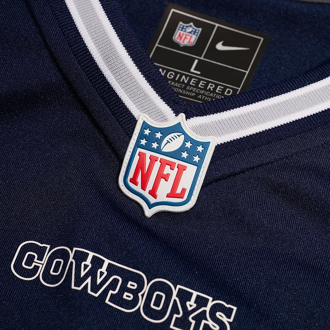 Zennovawear Men's Dallas Cowboys Jake Ferguson Navy Team Game Jersey