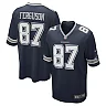 Zennovawear Men's Dallas Cowboys Jake Ferguson Navy Team Game Jersey