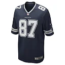 Zennovawear Men's Dallas Cowboys Jake Ferguson Navy Team Game Jersey