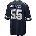 Zennovawear Men's Dallas Cowboys Leighton Vander Esch Navy Team Game Jersey