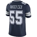 Zennovawear Men's Dallas Cowboys Leighton Vander Esch Navy Vapor Limited Player Jersey