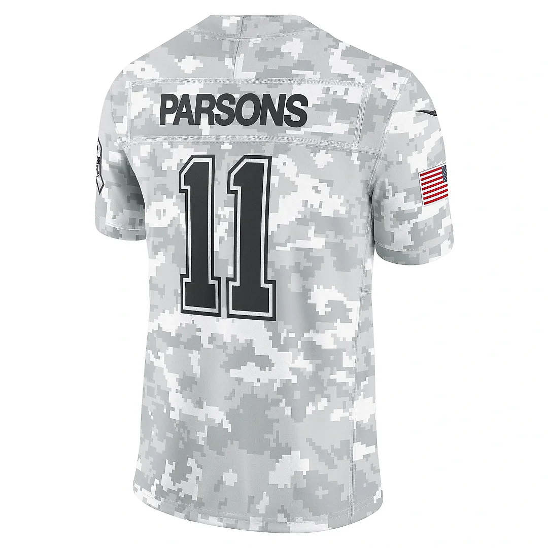 Zennovawear Men's Dallas Cowboys Micah Parsons Arctic Camo 2024 Salute to Service Limited Jersey