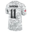 Zennovawear Men's Dallas Cowboys Micah Parsons Arctic Camo 2024 Salute to Service Limited Jersey
