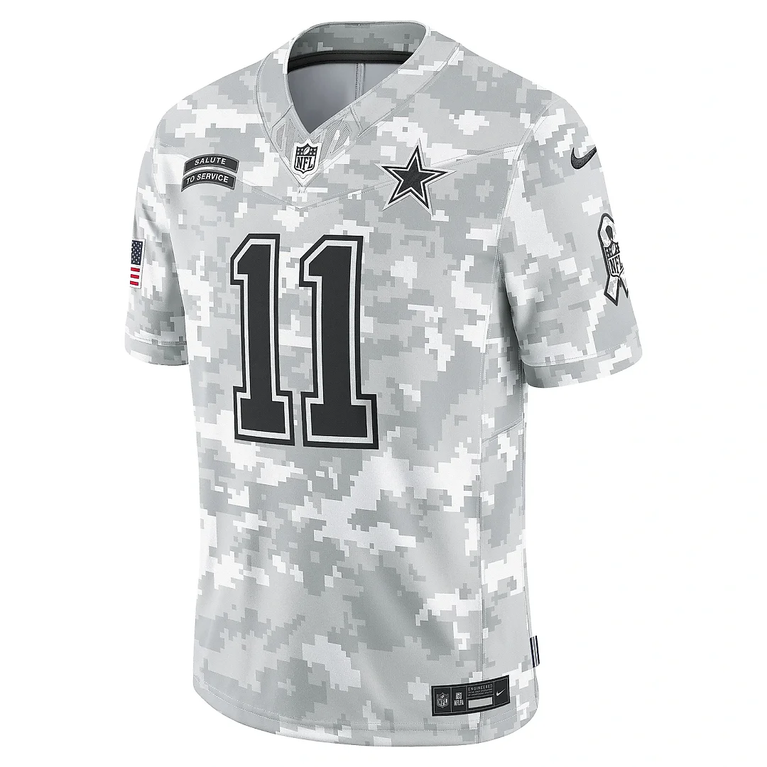 Zennovawear Men's Dallas Cowboys Micah Parsons Arctic Camo 2024 Salute to Service Limited Jersey