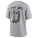Zennovawear Men's Dallas Cowboys Micah Parsons Gray Atmosphere Fashion Game Jersey