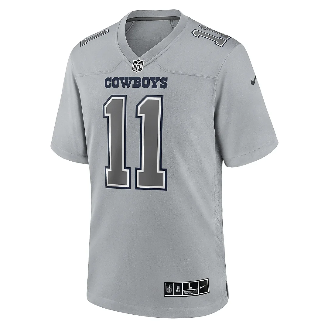 Zennovawear Men's Dallas Cowboys Micah Parsons Gray Atmosphere Fashion Game Jersey