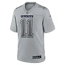 Zennovawear Men's Dallas Cowboys Micah Parsons Gray Atmosphere Fashion Game Jersey