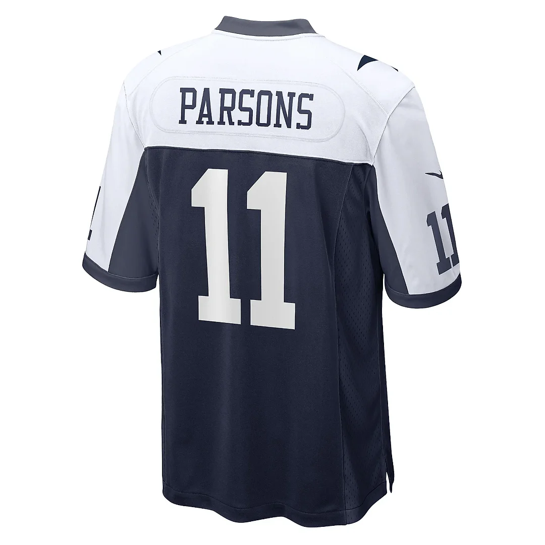 Zennovawear Men's Dallas Cowboys Micah Parsons Navy Alternate Game Jersey