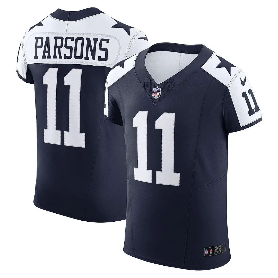 Zennovawear Men's Dallas Cowboys Micah Parsons Navy Alternate Vapor F.U.S.E. Elite Jersey
