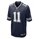 Zennovawear Men's Dallas Cowboys Micah Parsons Navy Game Jersey