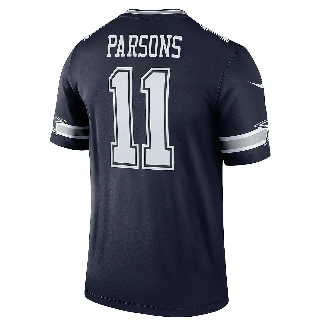 Zennovawear Men's Dallas Cowboys Micah Parsons Navy Team Legend Player Performance Top