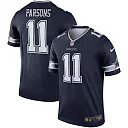 Zennovawear Men's Dallas Cowboys Micah Parsons Navy Team Legend Player Performance Top