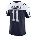 Zennovawear Men's Dallas Cowboys Micah Parsons Navy Vapor F.U.S.E. Limited Jersey