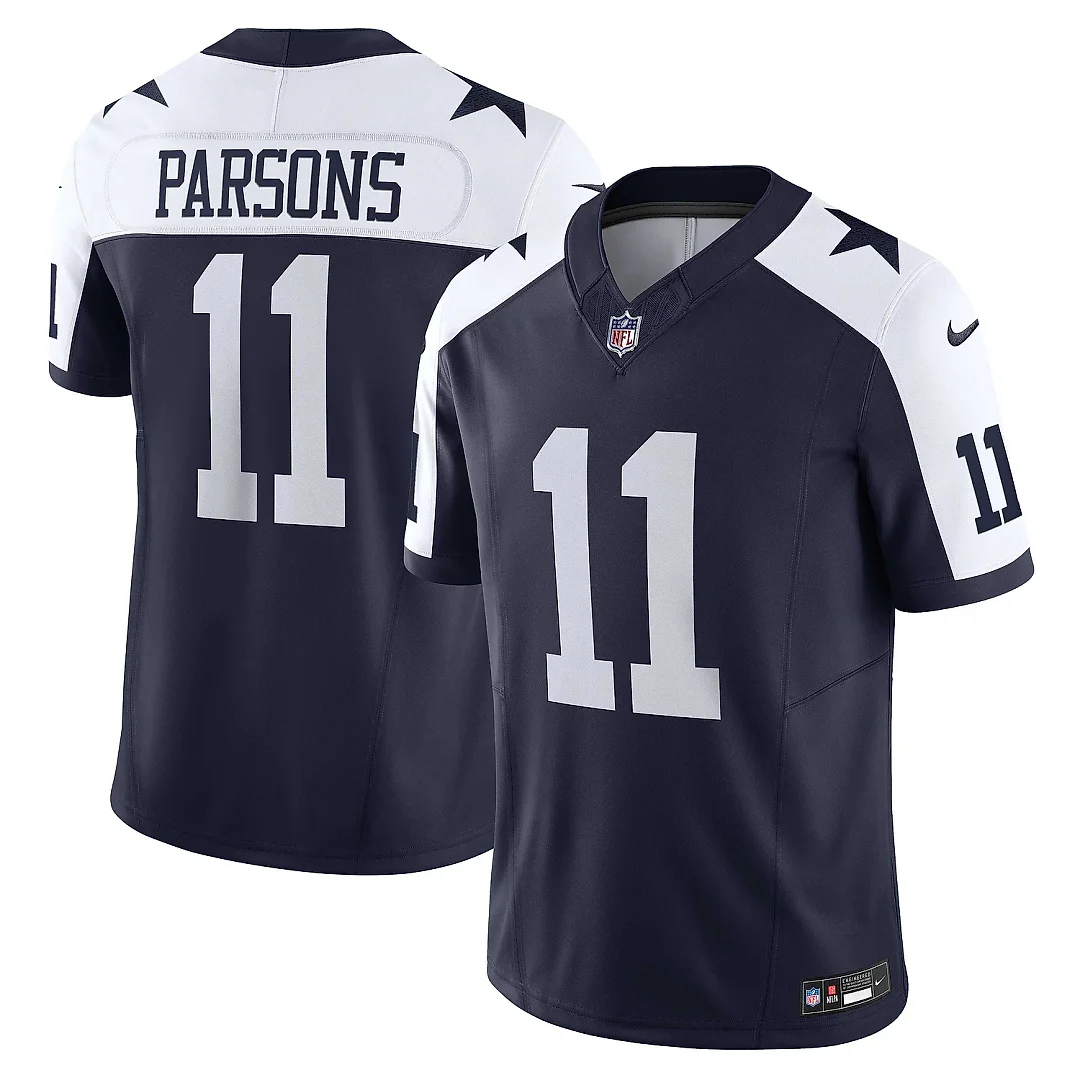 Zennovawear Men's Dallas Cowboys Micah Parsons Navy Vapor F.U.S.E. Limited Jersey
