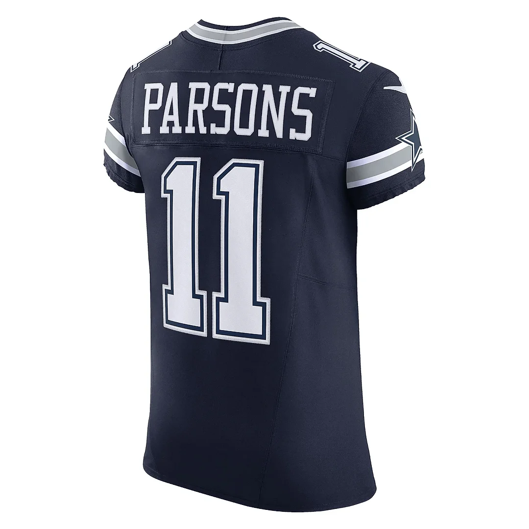 Zennovawear Men's Dallas Cowboys Micah Parsons Navy Vapor F.U.S.E. Elite Jersey