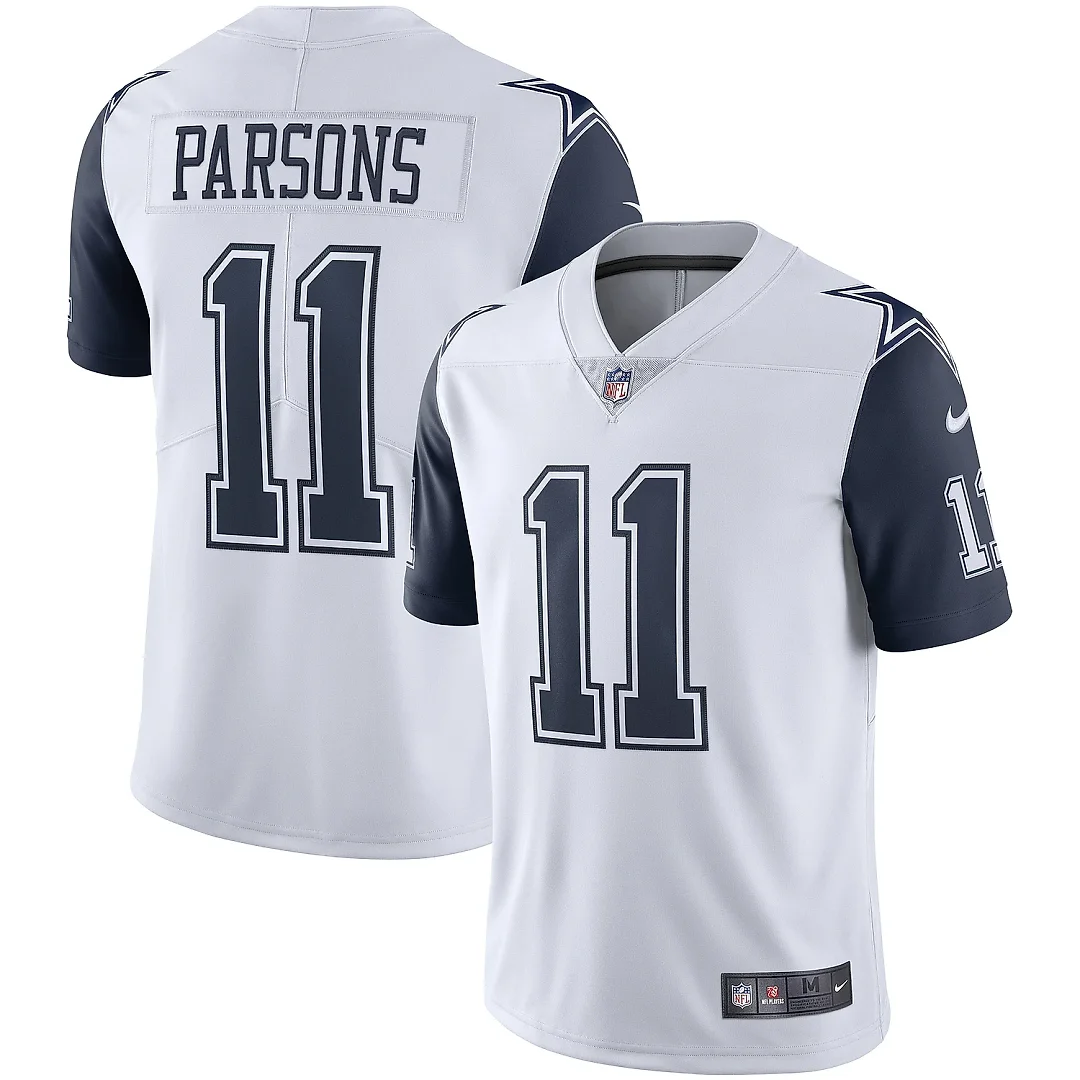 Zennovawear Men's Dallas Cowboys Micah Parsons White Alternate 2 Vapor Limited Jersey