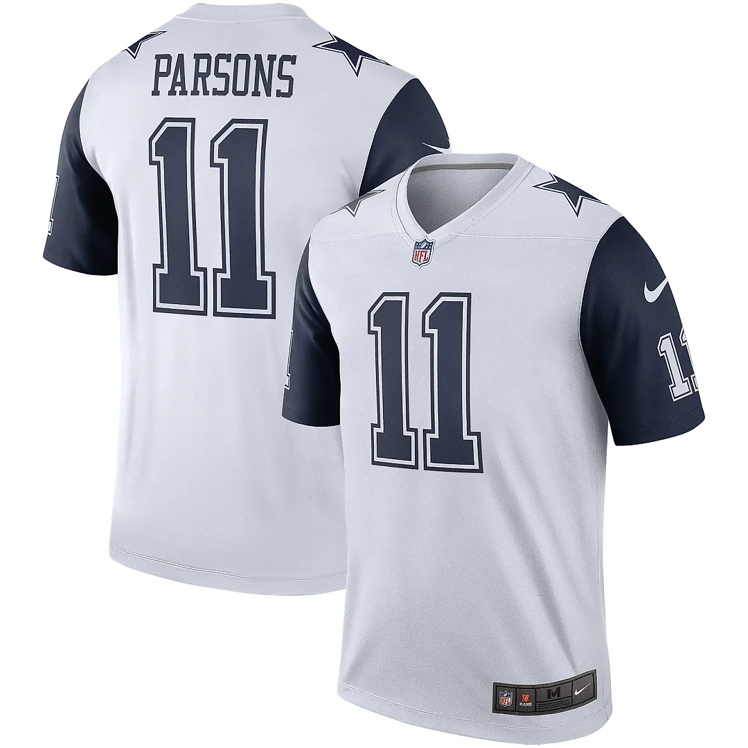 Zennovawear Men's Dallas Cowboys Micah Parsons White Alternate Legend Player Performance Top