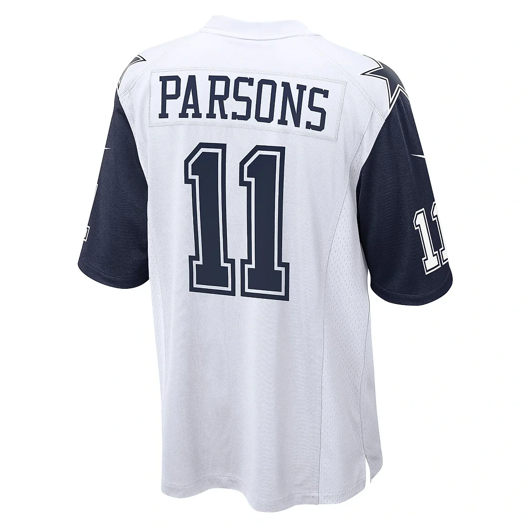 Zennovawear Men's Dallas Cowboys Micah Parsons White Alternate Game Jersey