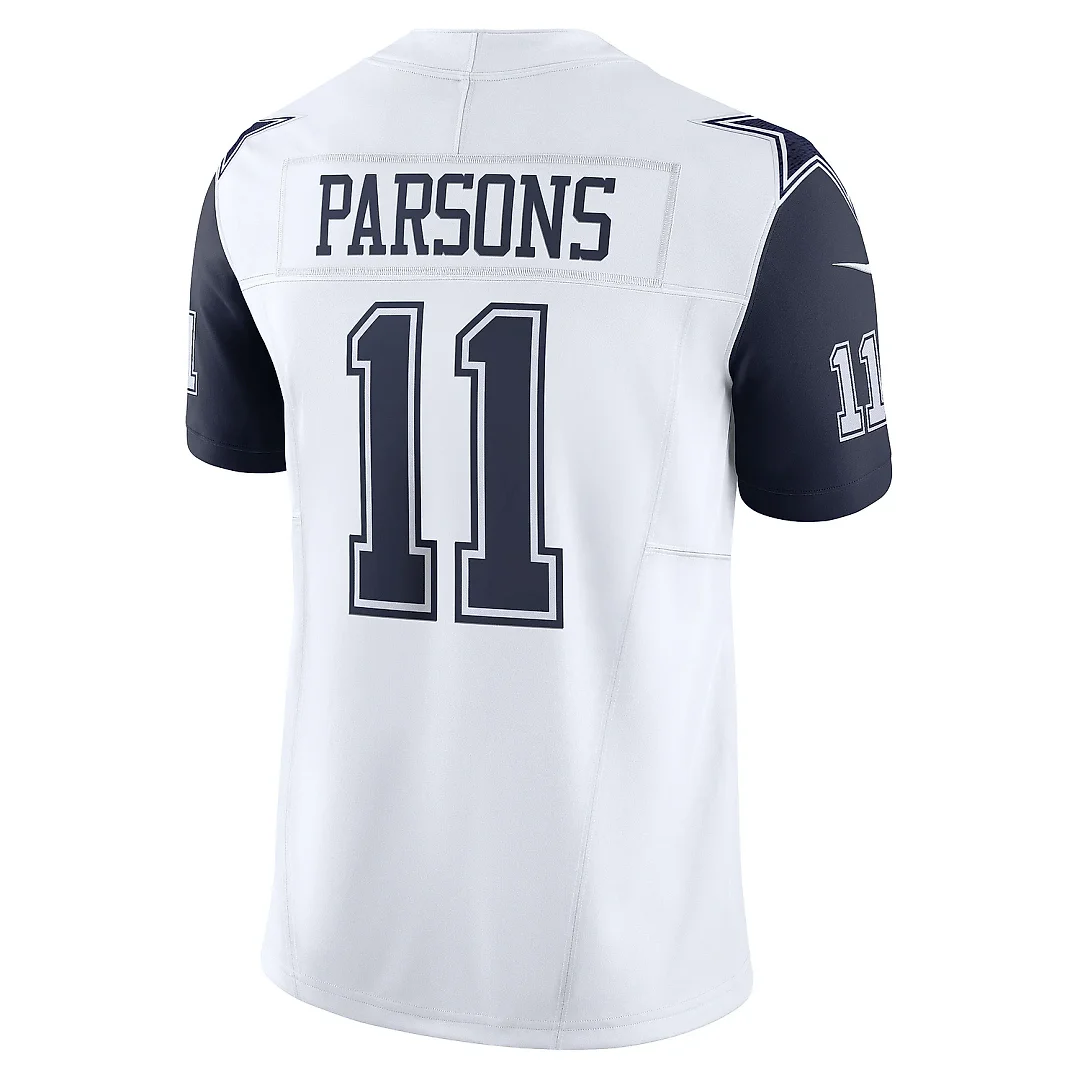 Zennovawear Men's Dallas Cowboys Micah Parsons White Vapor F.U.S.E. Limited Jersey