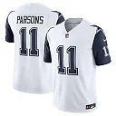 Zennovawear Men's Dallas Cowboys Micah Parsons White Vapor F.U.S.E. Limited Jersey