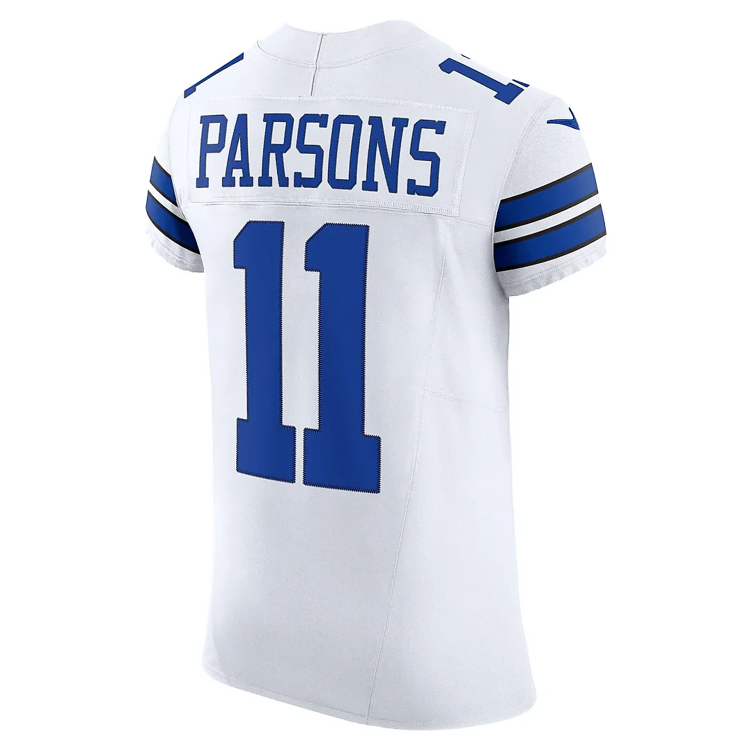 Zennovawear Men's Dallas Cowboys Micah Parsons White Vapor F.U.S.E. Elite Jersey