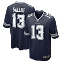 Zennovawear Men's Dallas Cowboys Michael Gallup Navy Game Jersey