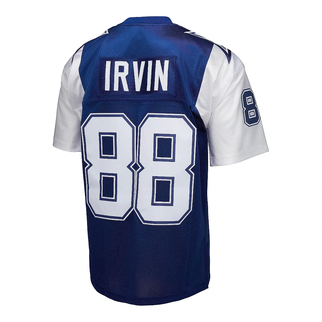 Zennovawear Men's Dallas Cowboys Michael Irvin Mitchell & Ness Navy Legacy Jersey