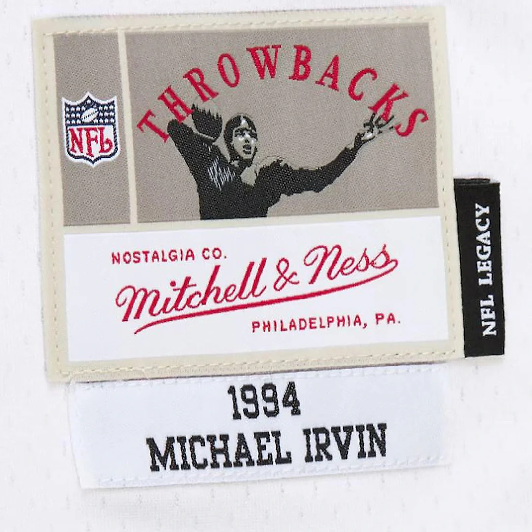 Zennovawear Men's Dallas Cowboys Michael Irvin Mitchell & Ness White 1994 Alternate Legacy Jersey