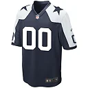 Zennovawear Men's Dallas Cowboys Navy Alternate Custom Game Jersey